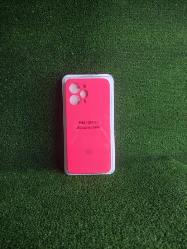 Xiaomi Redmi Note 12 4G| Forro Protector| Silicone Case |Rojo Neon|Xiaomi  | Carcasa | Funda | Anti Humedad