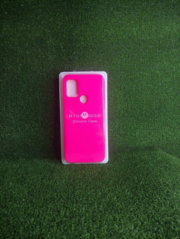 Motorola G10| Forro Protector| Silicone Case |Fucsia Neon|Motorola  | Carcasa | Funda | Anti Humedad