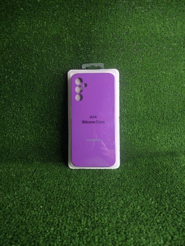 Samsung Galaxy A14 | Forro Protector| Silicone Case |Violeta|Samsung  | Carcasa | Funda | Anti Humedad