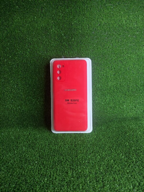 Samsung Galaxy S20 Fe | Forro Protector| Silicone Case |Rojo|Samsung  | Carcasa | Funda | Anti Humedad