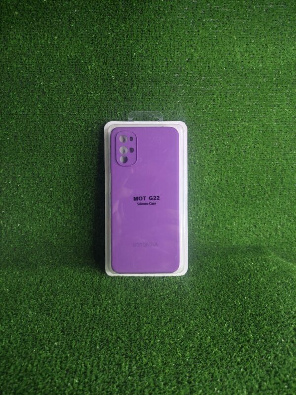 Motorola G22| Forro Protector| Silicone Case |Violeta|Motorola  | Carcasa | Funda | Anti Humedad