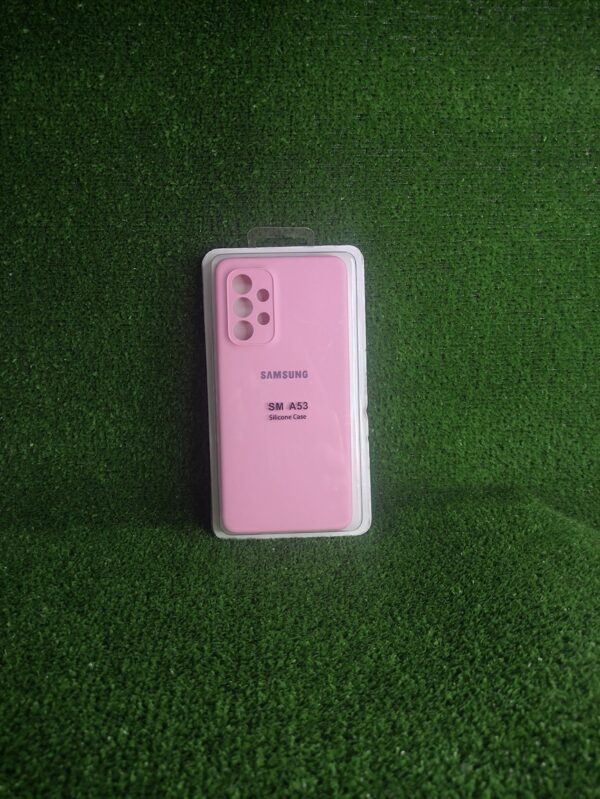 Samsung Galaxy A53 | Forro Protector| Silicone Case |Rosado|Samsung  | Carcasa | Funda | Anti Humedad