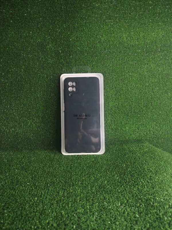 Samsung Galaxy M12 | Forro Protector| Silicone Case |Negro|Samsung  | Carcasa | Funda | Anti Humedad