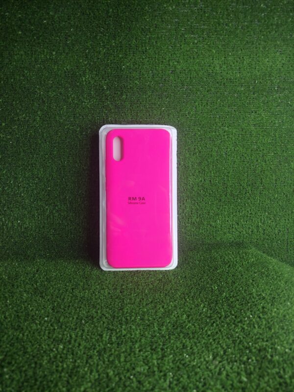 Xiaomi Redmi 9A| Forro Protector| Silicone Case |Fucsia Neon |Xiaomi  | Carcasa | Funda | Anti Humedad