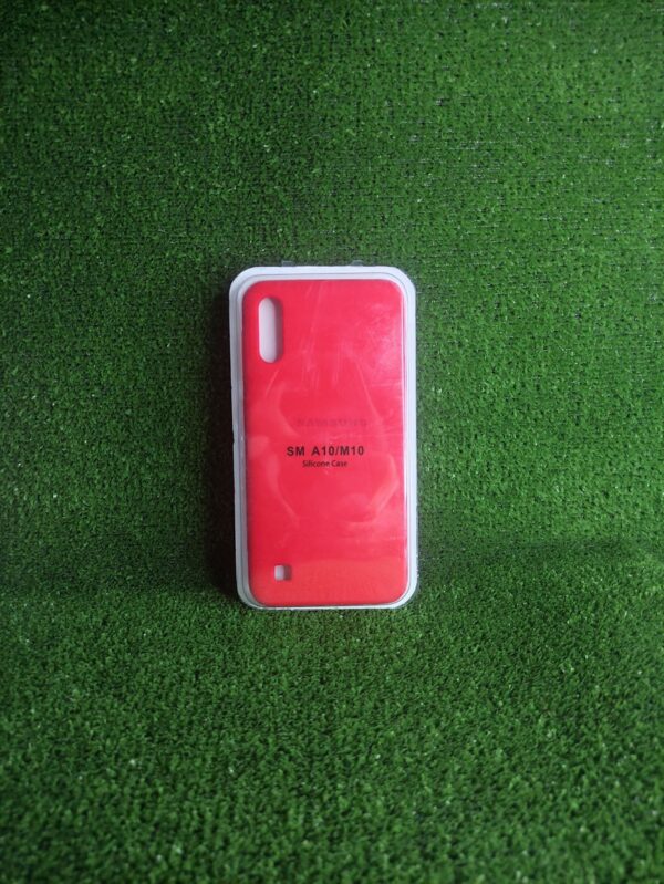 Samsung Galaxy A10 | Forro Protector| Silicone Case |Rojo|Samsung  | Carcasa | Funda | Anti Humedad