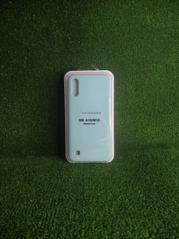 Samsung Galaxy A10 | Forro Protector| Silicone Case |Azul Tiffany|Samsung  | Carcasa | Funda | Anti Humedad