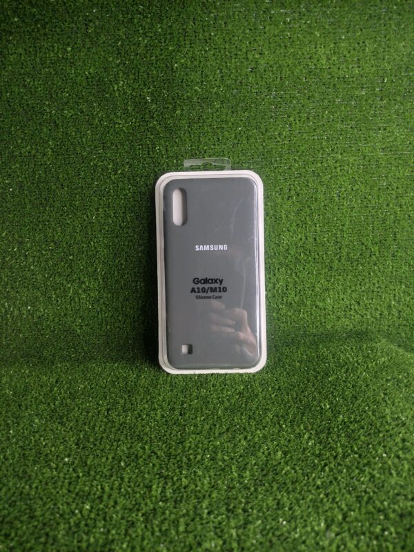 Samsung Galaxy M10 | Forro Protector| Silicone Case |Gris Ocaso|Samsung  | Carcasa | Funda | Anti Humedad