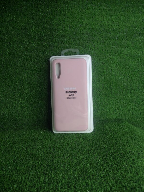 Samsung Galaxy A70 | Forro Protector| Silicone Case |Crema|Samsung  | Carcasa | Funda | Anti Humedad