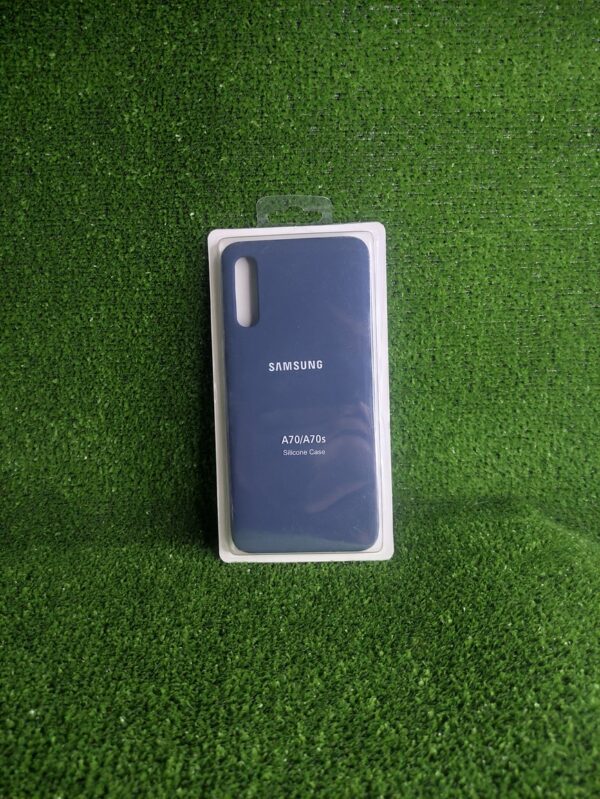 Samsung Galaxy A70 | Forro Protector| Silicone Case |Azul Oxford|Samsung  | Carcasa | Funda | Anti Humedad