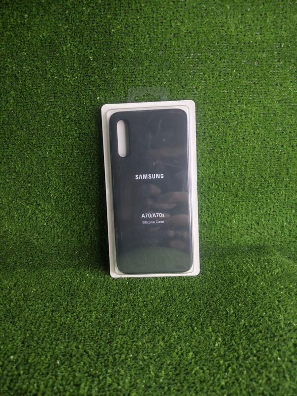 Samsung Galaxy A70s | Forro Protector| Silicone Case |Negro|Samsung  | Carcasa | Funda | Anti Humedad