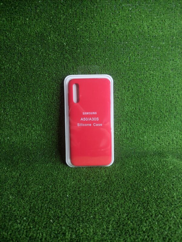 Samsung Galaxy A50| Forro Protector| Silicone Case |Rojo |Samsung  | Carcasa | Funda | Anti Humedad