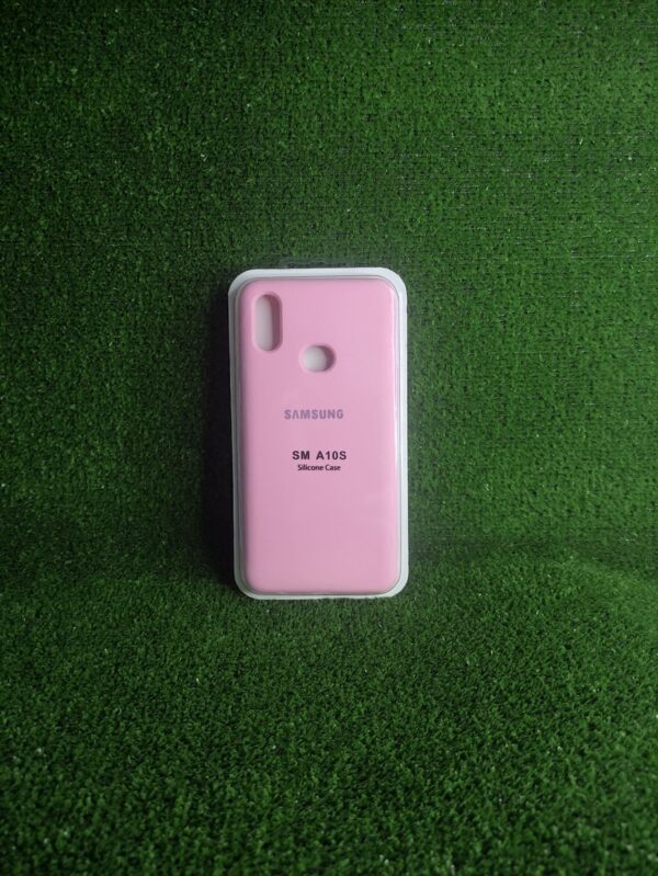 Samsung Galaxy A10S | Forro Protector| Silicone Case |Rosado | Samsung | Carcasa | Funda | Anti Humedad