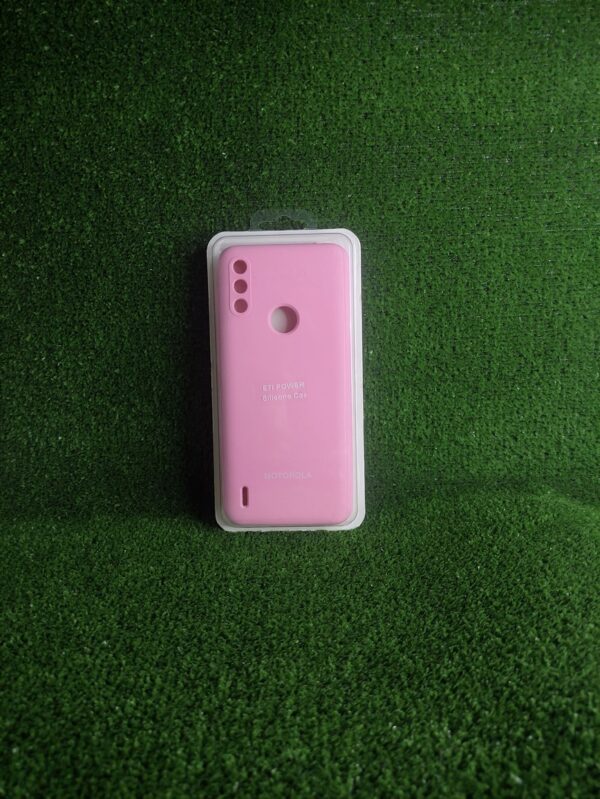 Motorola E7i Power | Forro Protector| Silicone Case |Rosado |Motorola  | Carcasa | Funda | Anti Humedad