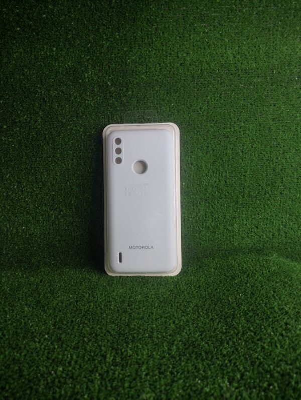 Motorola E7i Power | Forro Protector| Silicone Case |Blanco |Motorola  | Carcasa | Funda | Anti Humedad