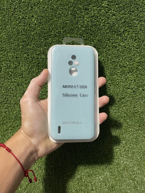 Motorola Moto E7 2020 | Case Rigido | Silicone Case | Carcasa Protectora | Full Proteccion | Antihumedad | Color*