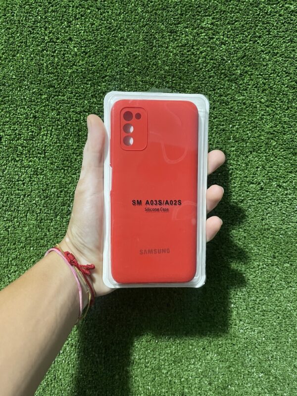 Samsung A03s | Case Rigido | Silicone Case | Carcasa Protectora | Full Proteccion | Antihumedad | Color*