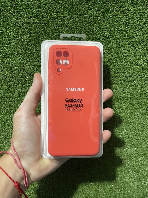 Samsung A12 | Case Rigido | Silicone Case | Carcasa Protectora | Full Proteccion | Antihumedad | Color*